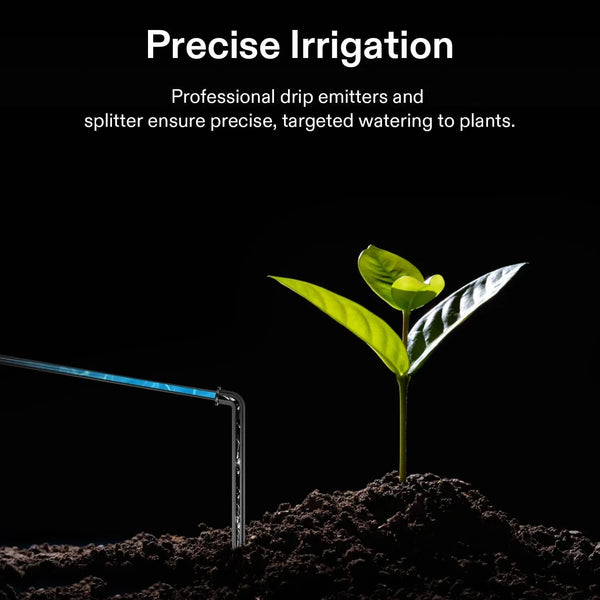 Kit Irrigation Goutte à Goutte VIVOSUN - Système Automatique 4W Avec Pompe Et 4 émetteurs, Contrôle Par Appli