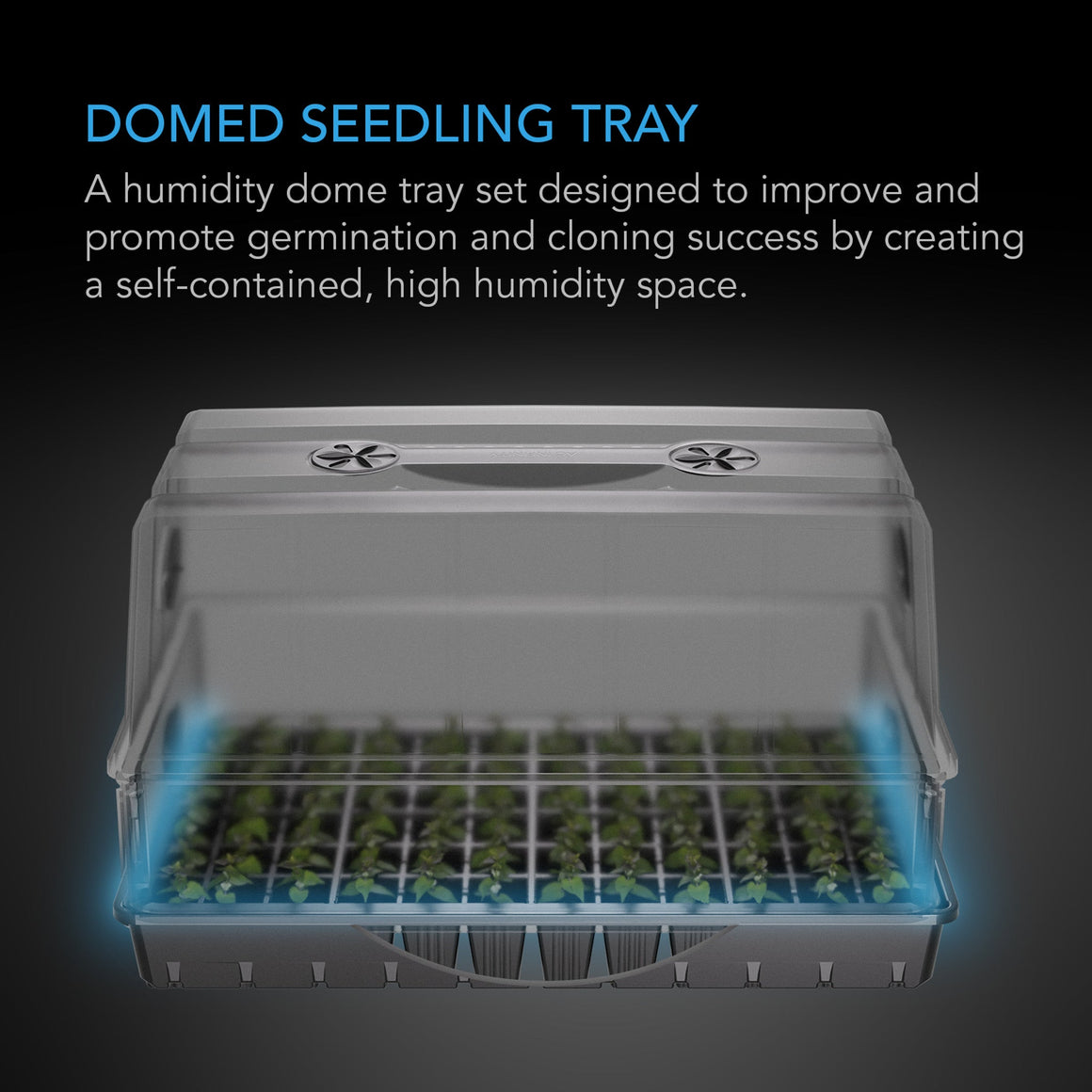 AC Infinity 6" x 12" Humidity Dome Propagation Kit