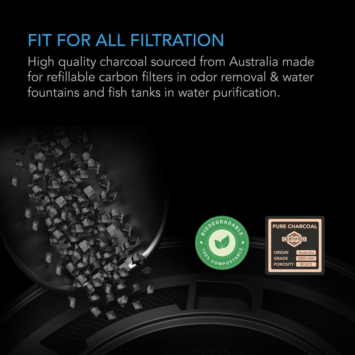 AC Infinity Activated Carbon Refill - 8 Pounds