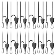 AC Infinity Heavy-Duty Adjustable Rope Clip Light Hanger — 6 Pairs