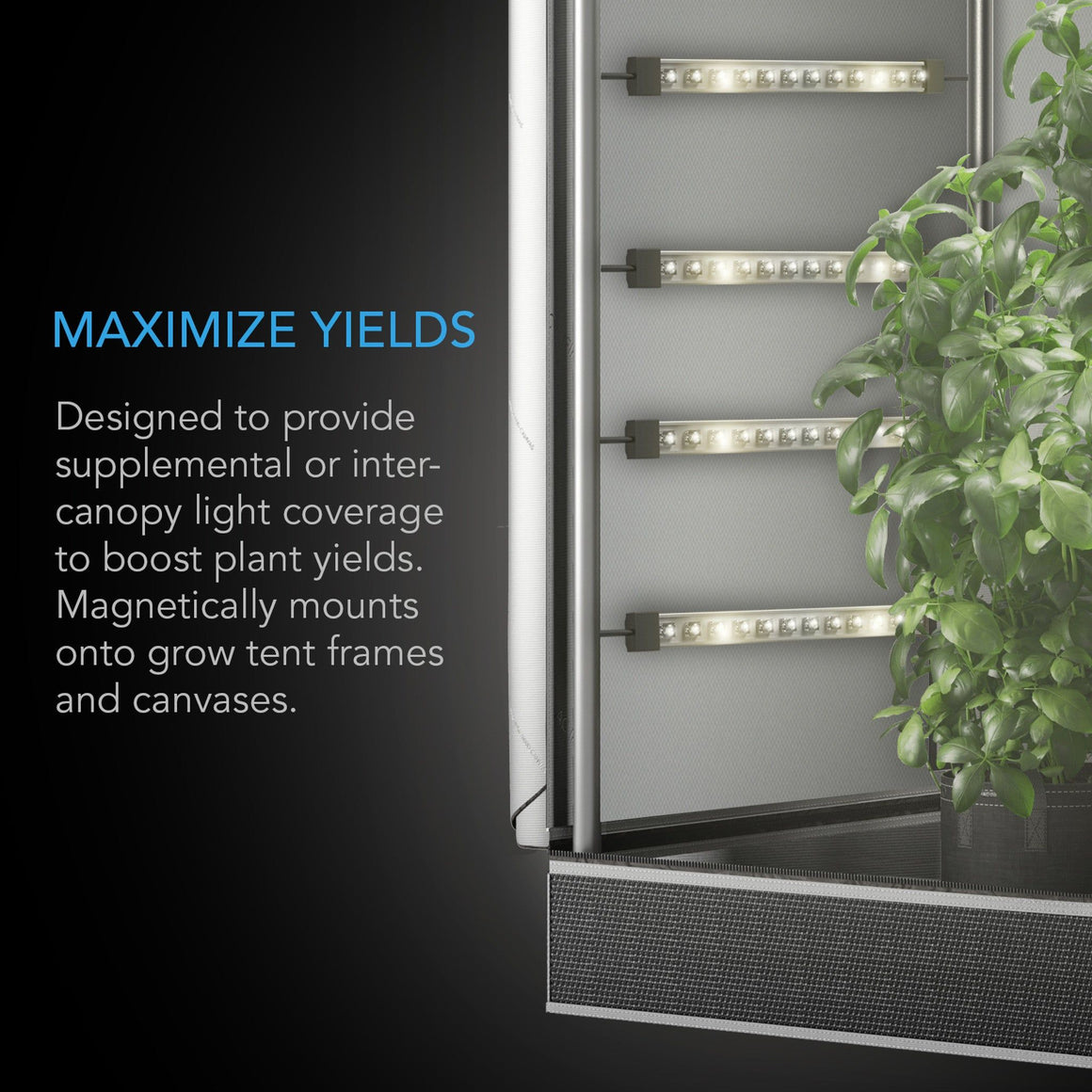 AC Infinity AC Infinity Ionbeam S11 28W Full Spectrum LED Grow Light Yields