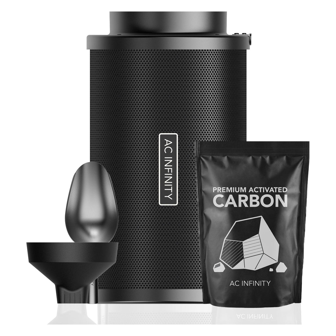 AC Infinity 6" Refillable Carbon Filter