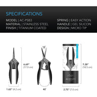 AC Infinity AC Infinity Stainless Steel Pruning Shear Trimming Scissors - With Trimming Kit Specs