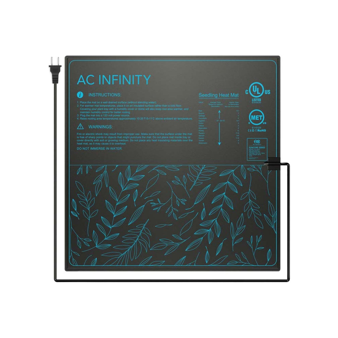 AC Infinity AC Infinity Suncore A5 20" x 20.75" Seedling Heat Mat