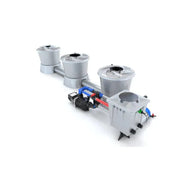 Alien Hydroponics V-System 3 Pot 1 Row End Header Kit Deep Water Culture System
