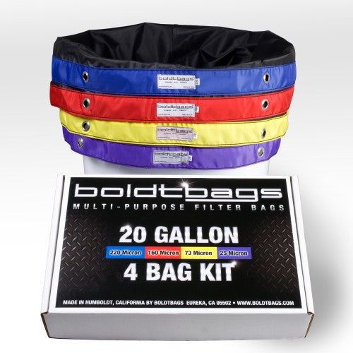 Boldtbags Classic Extraction Bags 20 Gallon - 4 Bag Kit