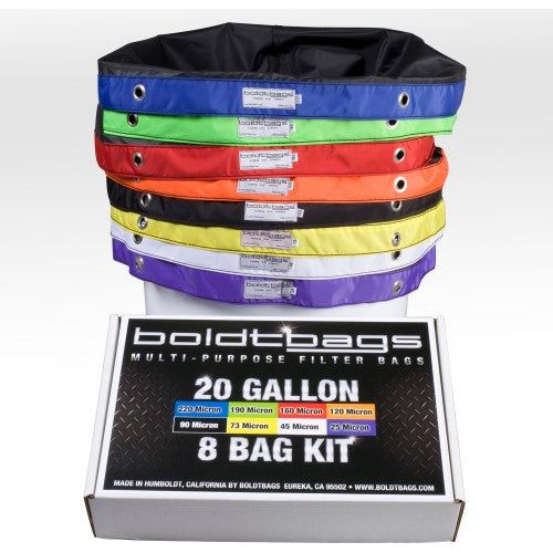 Boldtbags Classic Extraction Bags 20 Gallon - 8 Bag Kit