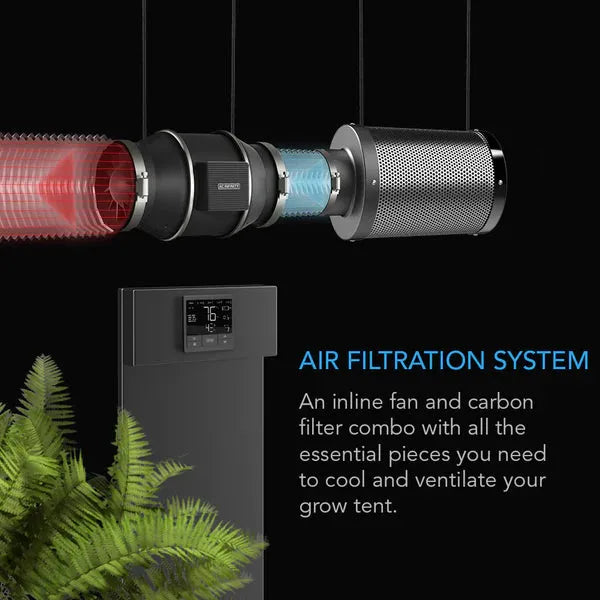 Happy Hydro AC Infinity 5x5 Grow Tent & Ventilation Kit