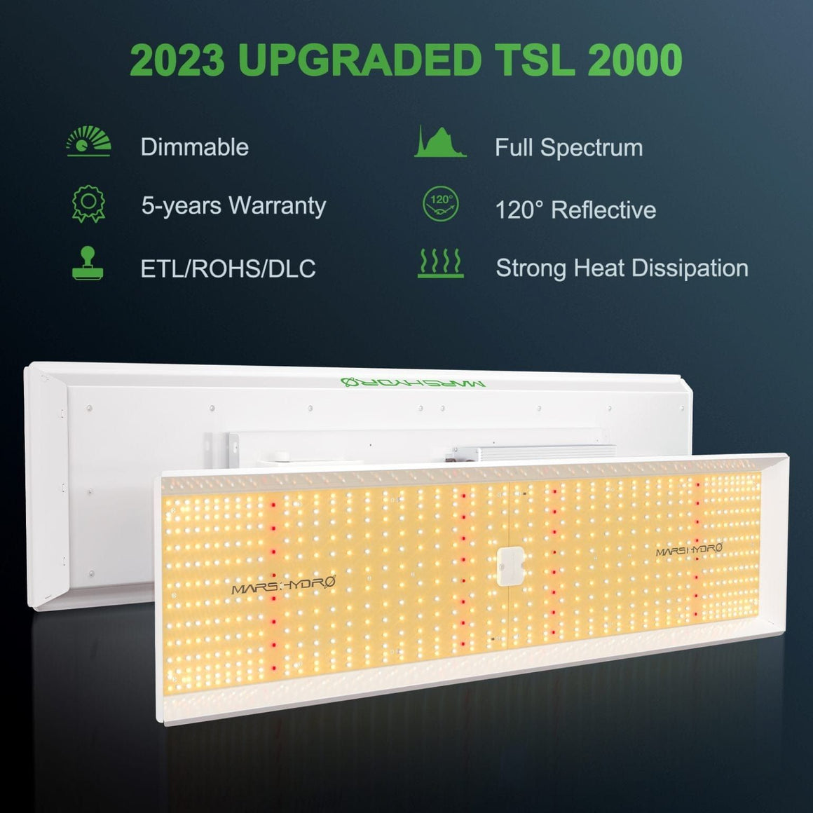 Mars Hydro TSL 2000 Full Spectrum LED Grow Light