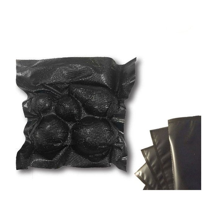 NatureVac NatureVAC 11''x24'' Precut Vacuum Seal Bags   50 pack All Black