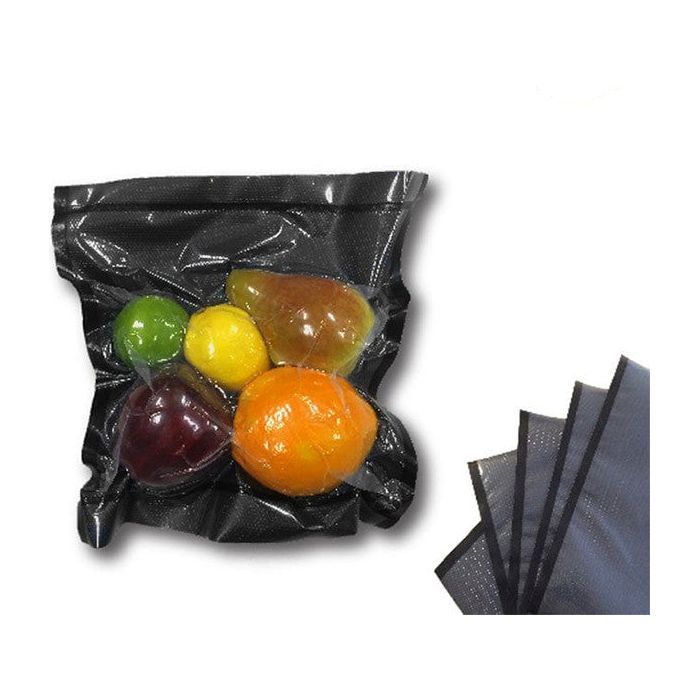 NatureVac NatureVAC 11''x24'' Precut Vacuum Seal Bags   50 pack Black/Clear