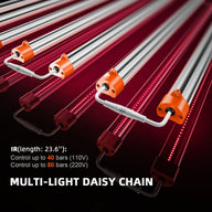 Spider Farmer UV and IR Supplemental LED Grow Light Bar Set (23.6)