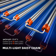 Spider Farmer UV and IR Supplemental LED Grow Light Bar Set (23.6)