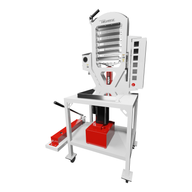 Towers Highrise Stacked 25 Ton Rosin Press Combination BVA Electric/Hand Pump