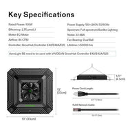 Vivosun AeroLight A100SE Full Spectrum LED Grow Light