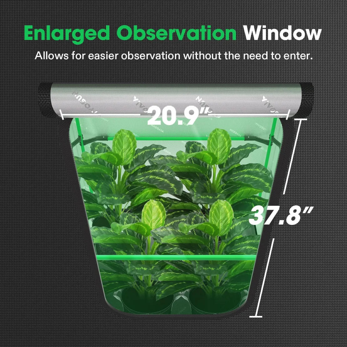 Vivosun Grow Tent Pro P848 | 4' x 8' x 6'6″