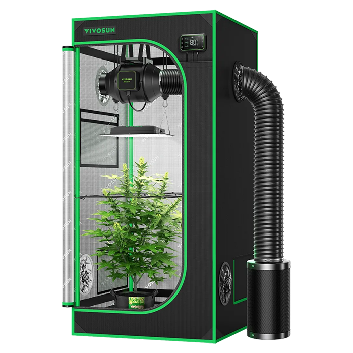 Vivosun Smart Grow Tent Kit 1 Plant | 2’ x 2’