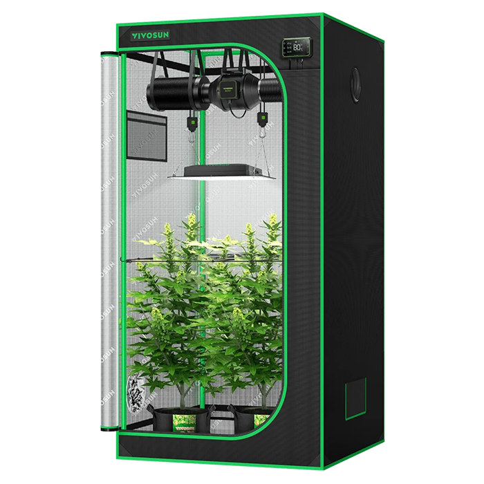 Vivosun Smart Grow Tent Kit 2 Plant | 2.7' x 2.7'