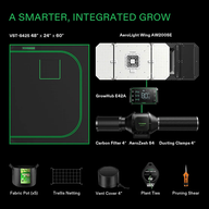 Vivosun Smart Grow Tent Kit 2 Plant | 2’ x 4’