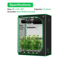 Vivosun  Smart Grow Tent Kit 3 Plant | 2’ x 5’