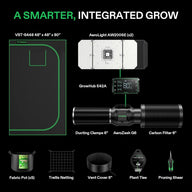 Vivosun Smart Grow Tent Kit - 4 Plant - 2 Light G6 | 4' x 4'