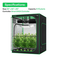 Vivosun Smart Grow Tent Kit - 6 Plant G6 | 5' x 5'