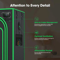 Vivosun Smart Grow Tent Kit Pro 1 Plant | 2’x2’