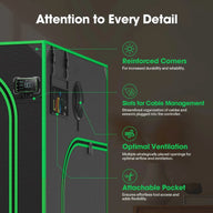 Vivosun Smart Grow Tent Kit Pro 4 Plant | 4’x4’