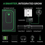 Vivosun Smart Grow Tent Kit Pro - 4 Plant T6 | 4' x 4'