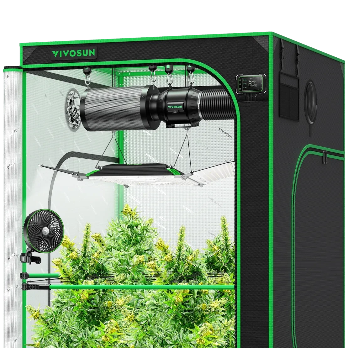 Vivosun Smart Grow Tent Kit Pro - 4 Plant T6 | 4' x 4'