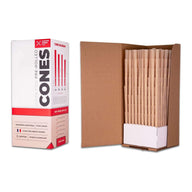 Custom Cones 109mm Pre-Rolled Cones - Unrefined Brown [800 Cones per Box]