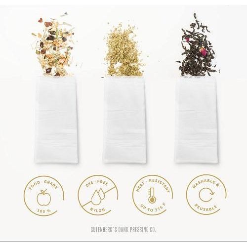 Gutenberg's Dank Pressing Co 120 Micron 2" x 4" Rosin Bags