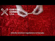 Custom Cones 84mm Pre-Rolled Cones - Unrefined Brown [900 Cones per Box]