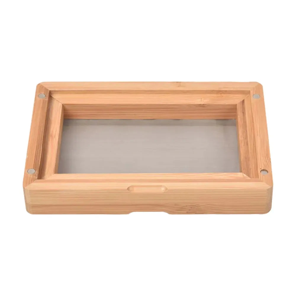 Rosineer Rosineer Bamboo Pollen Sifter, 175 Micron Stainless Steel Mesh