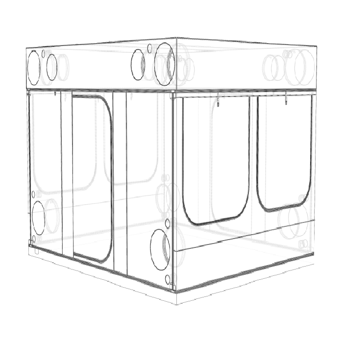 Secret Jardin Intense V3 300 10' x 12' x 8' Hydroponic Grow Tent